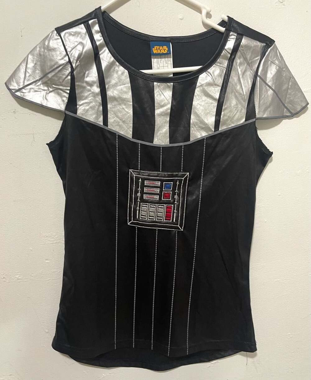 Star Wars Darth Vader Costume Top Shirt & Belt